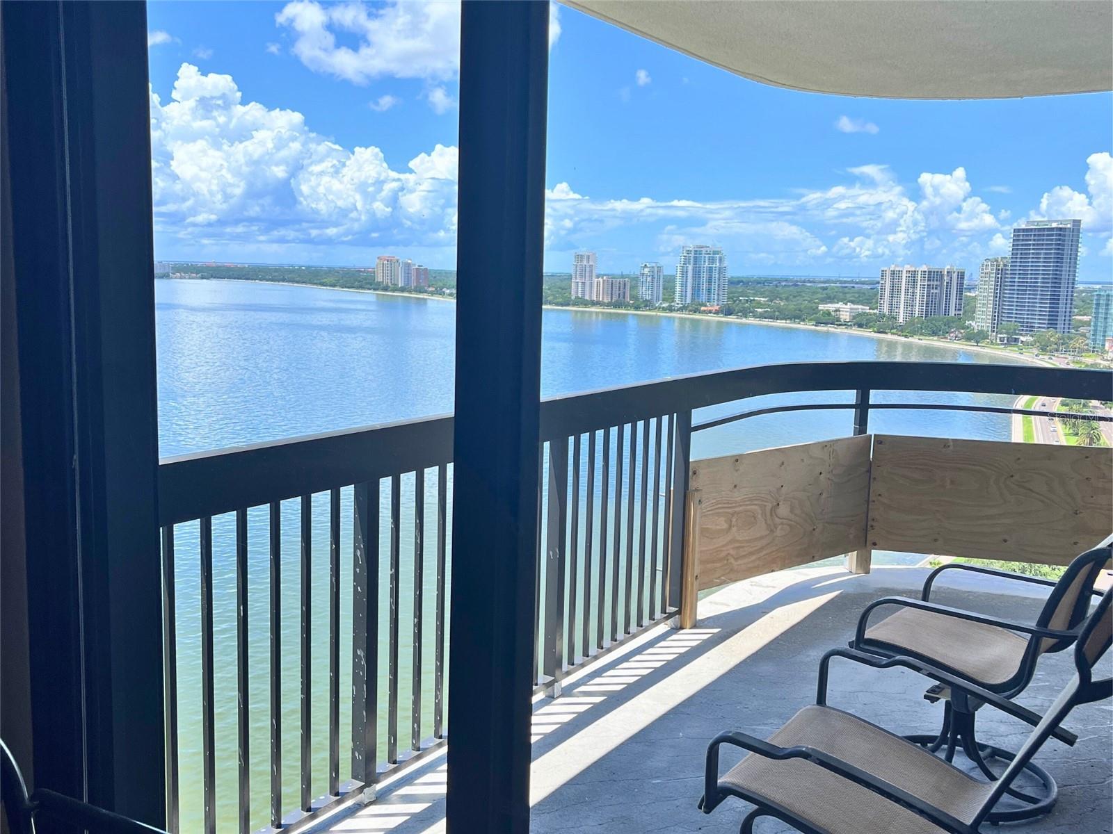 View / Balcony off Kitchen