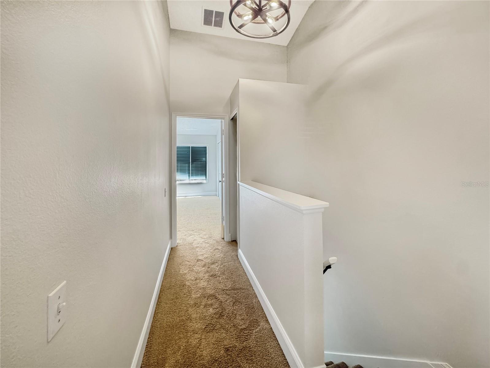 hallway to the second bedroom