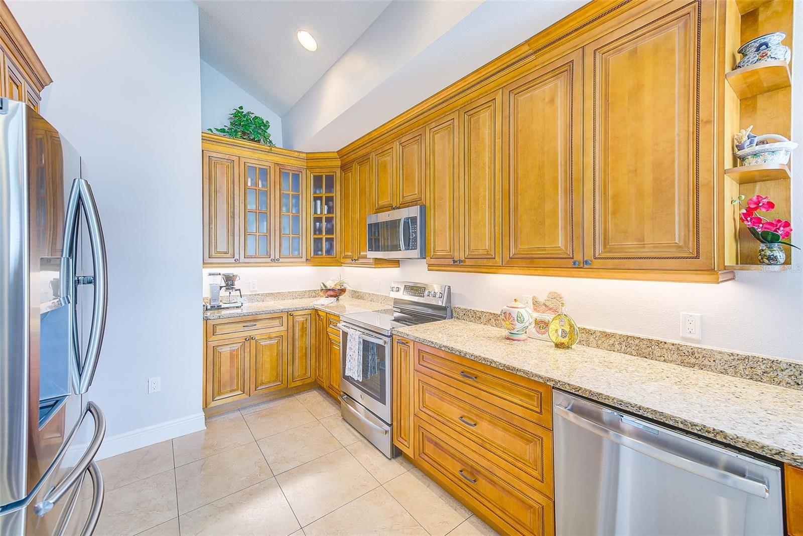 Kitchen with Granite Counters