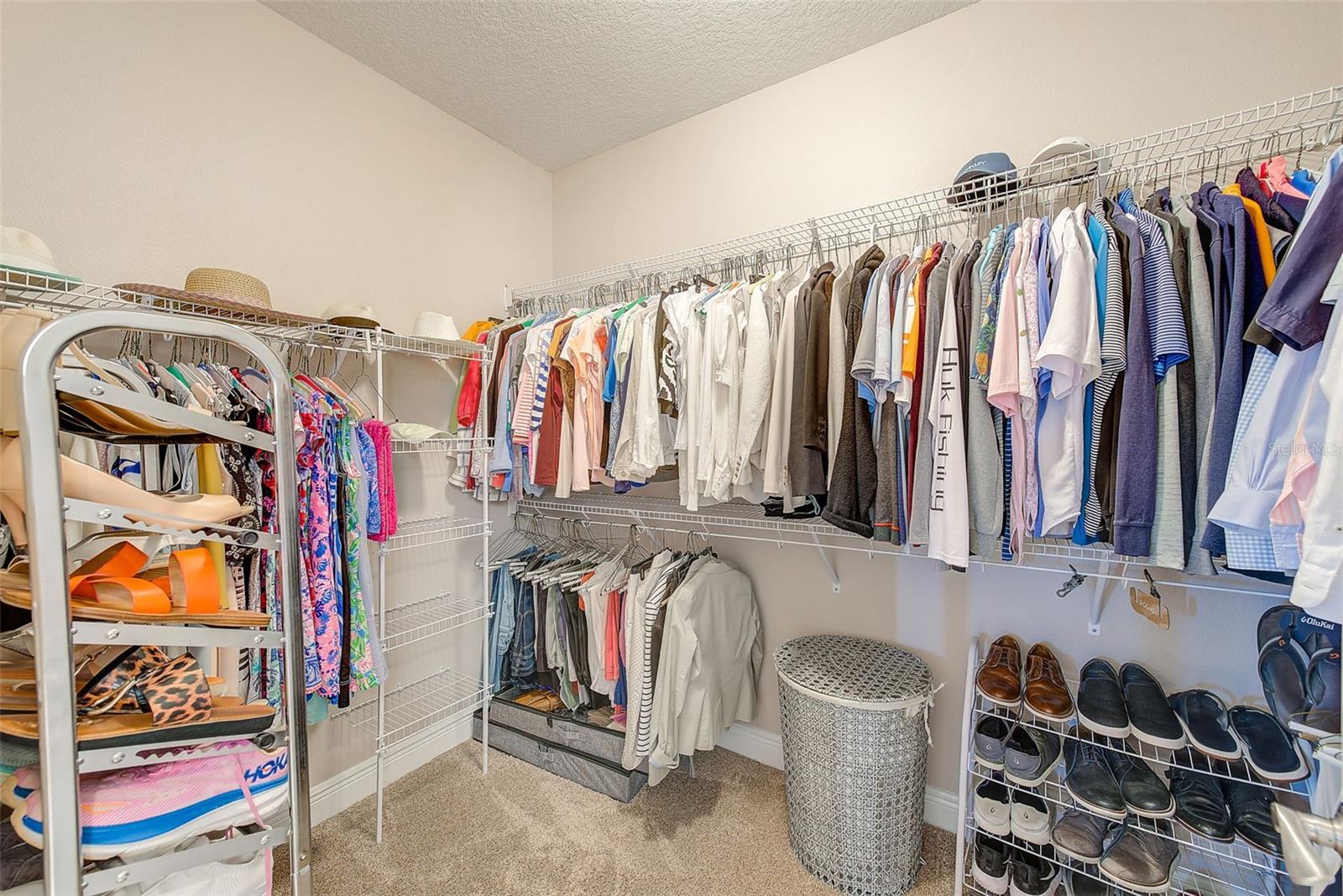 Primary suite walk-in closet