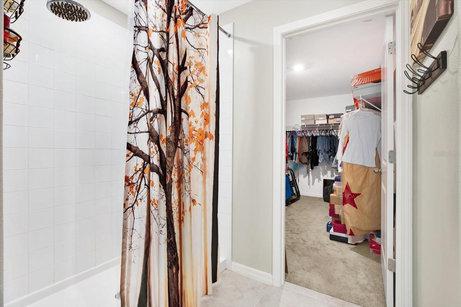 Primary ensuite bath / walk-n closet