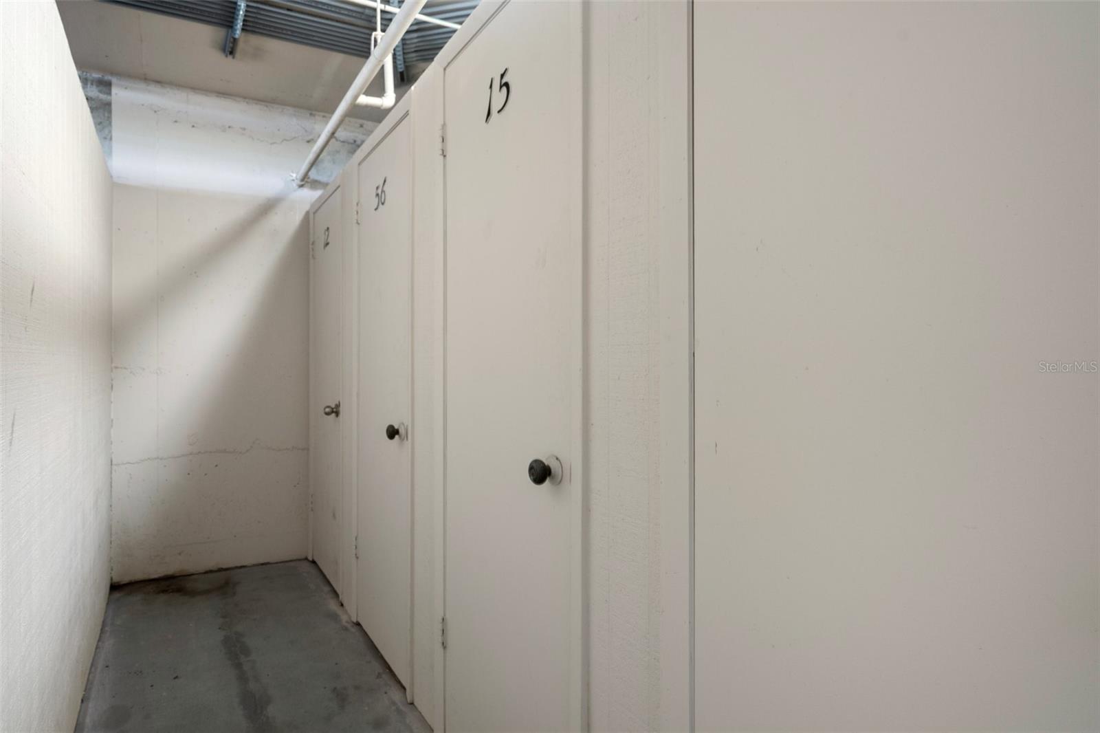 Assigned storage locker