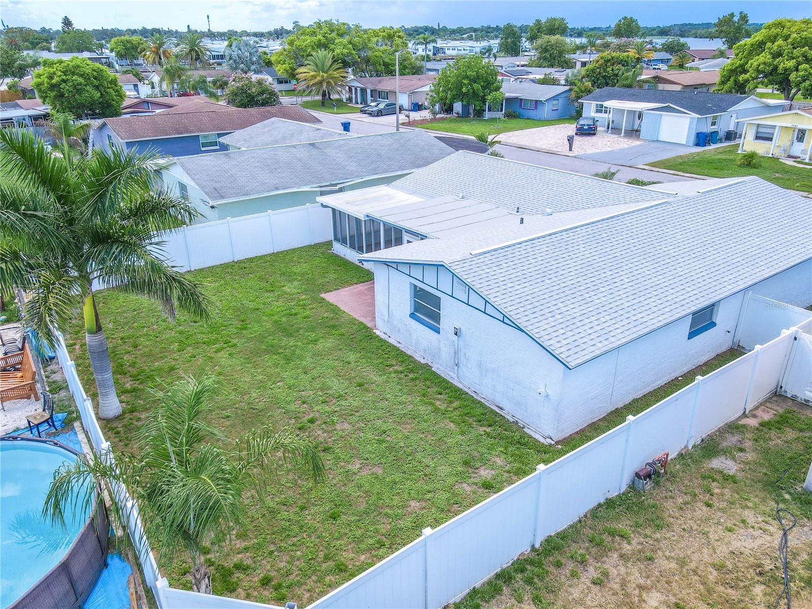 Private Fenced In Back Yard