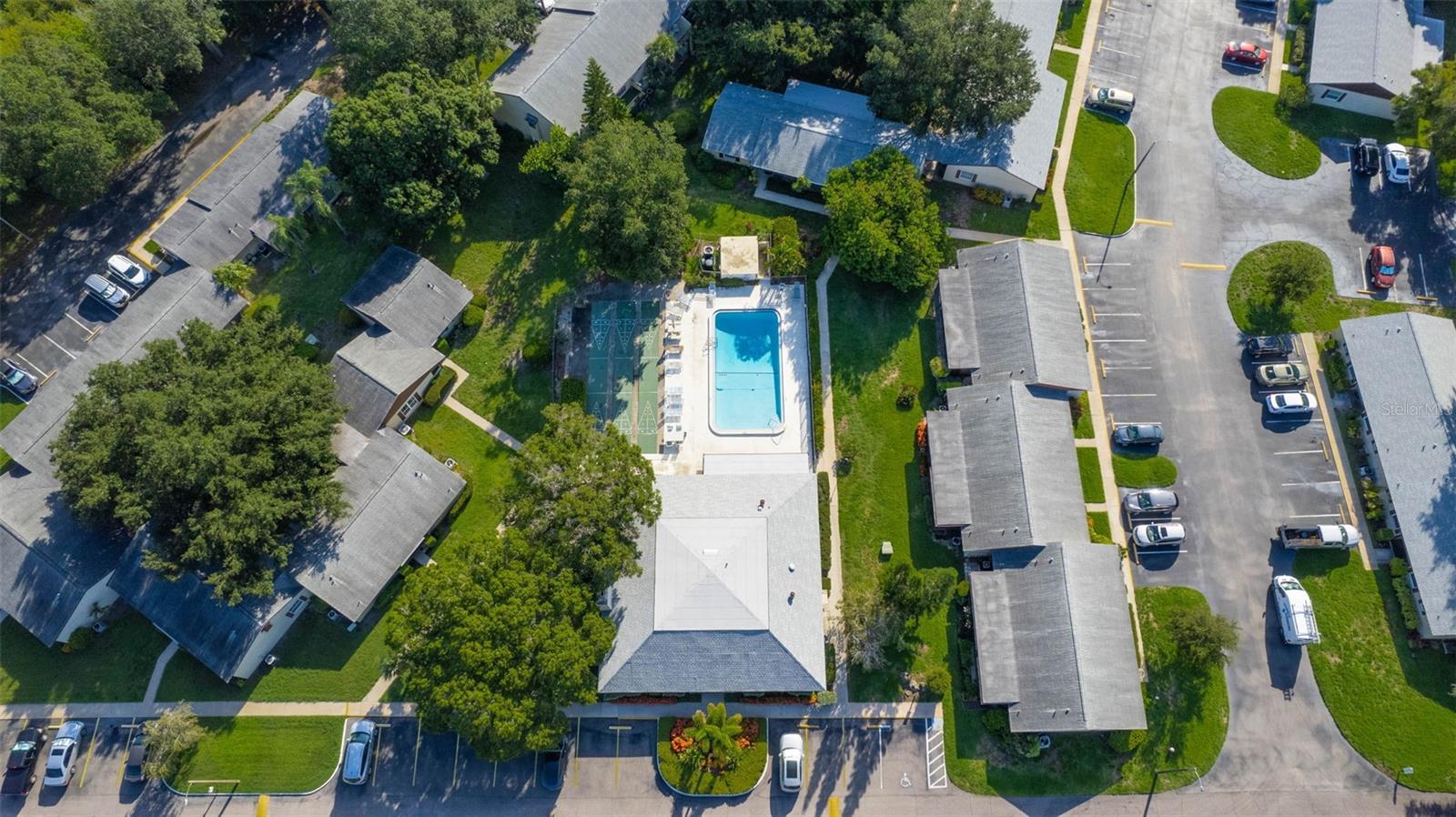 Main pool, behind the clubhouse across from 1501B