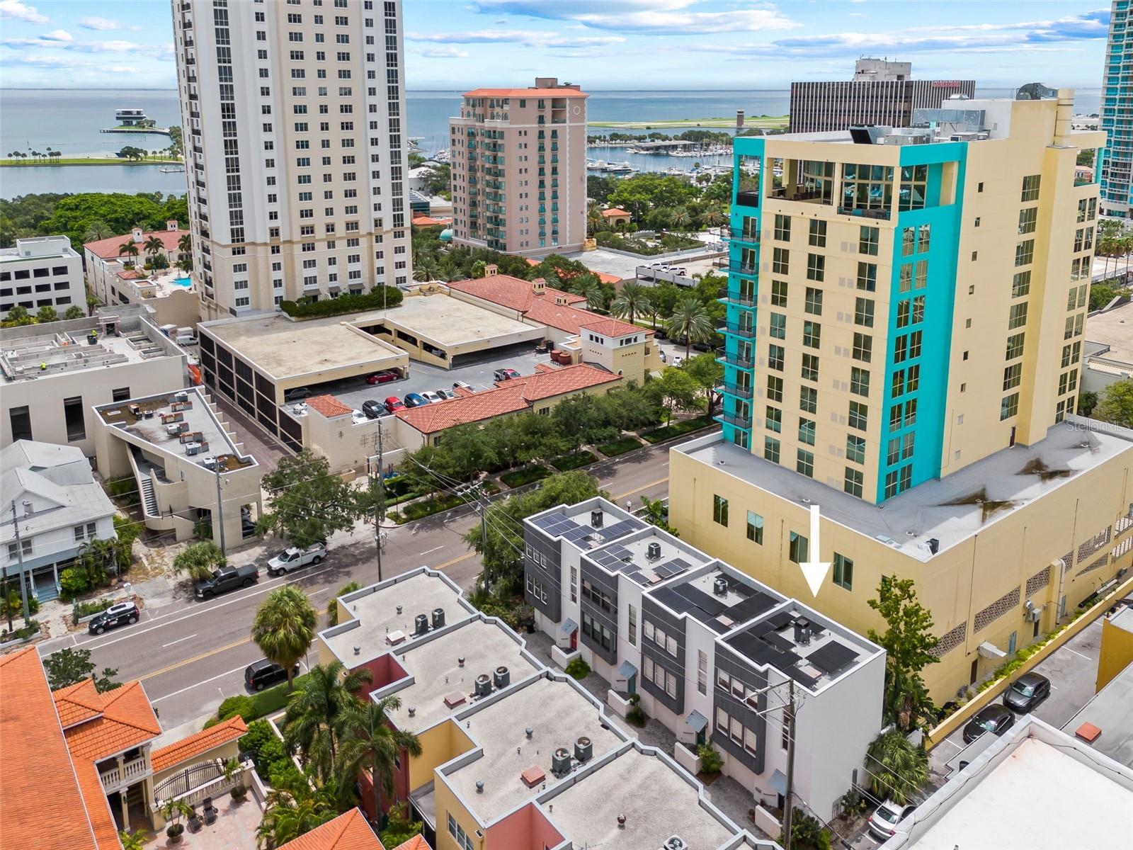 This shows how close to Beach Drive and the Pier. 4 townhomes. All with single family designations.