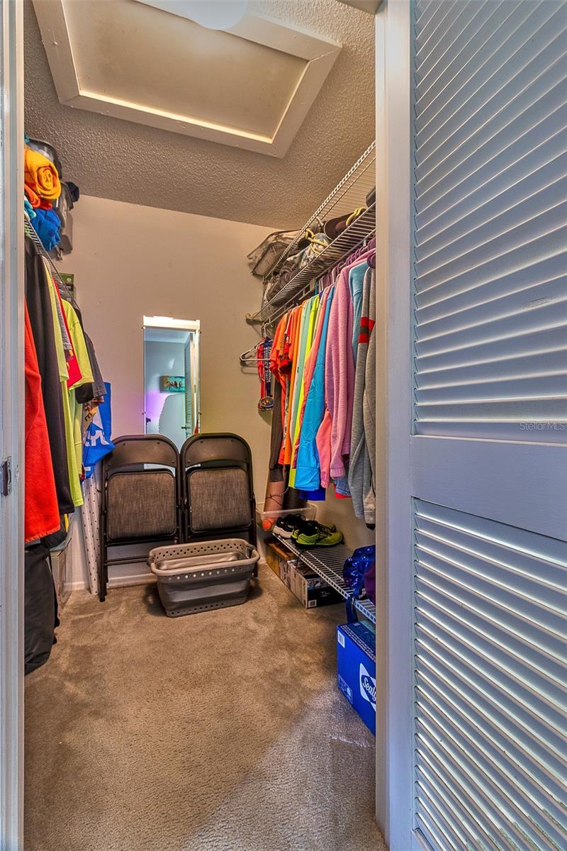 Walk-in Closet in Primary Bedroom