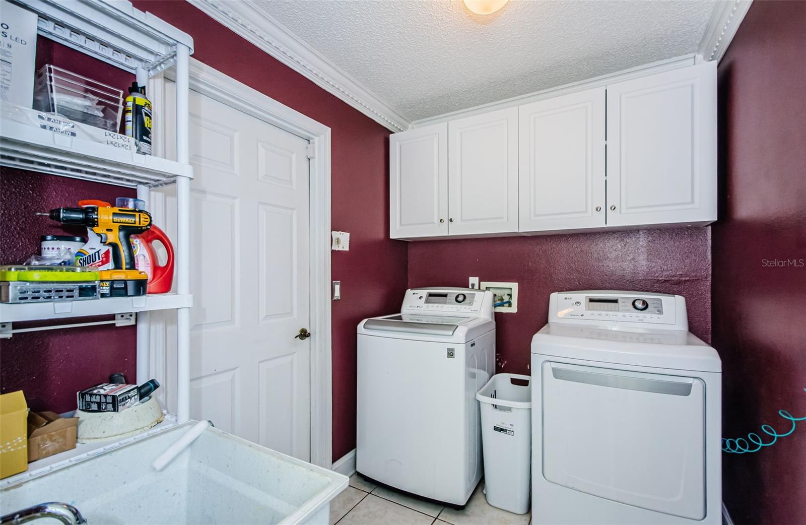 Laundry Room w/ storage and laundry sink