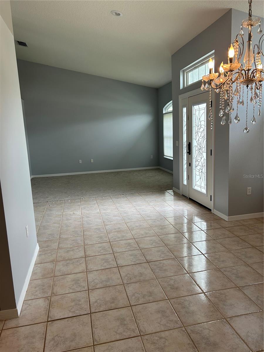 View of Formal Living Room from Formal Dining