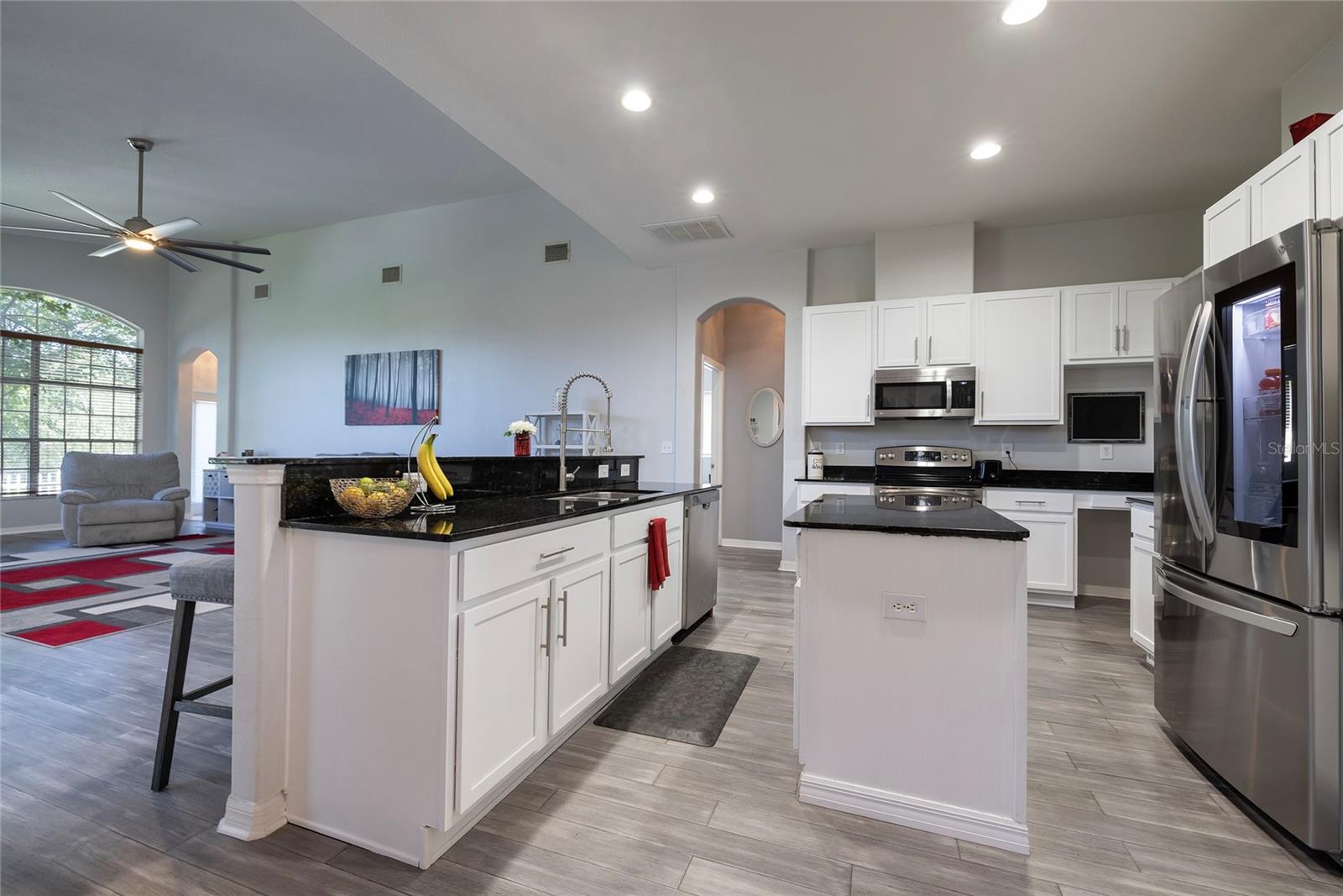 Kitchen Opens to the family room