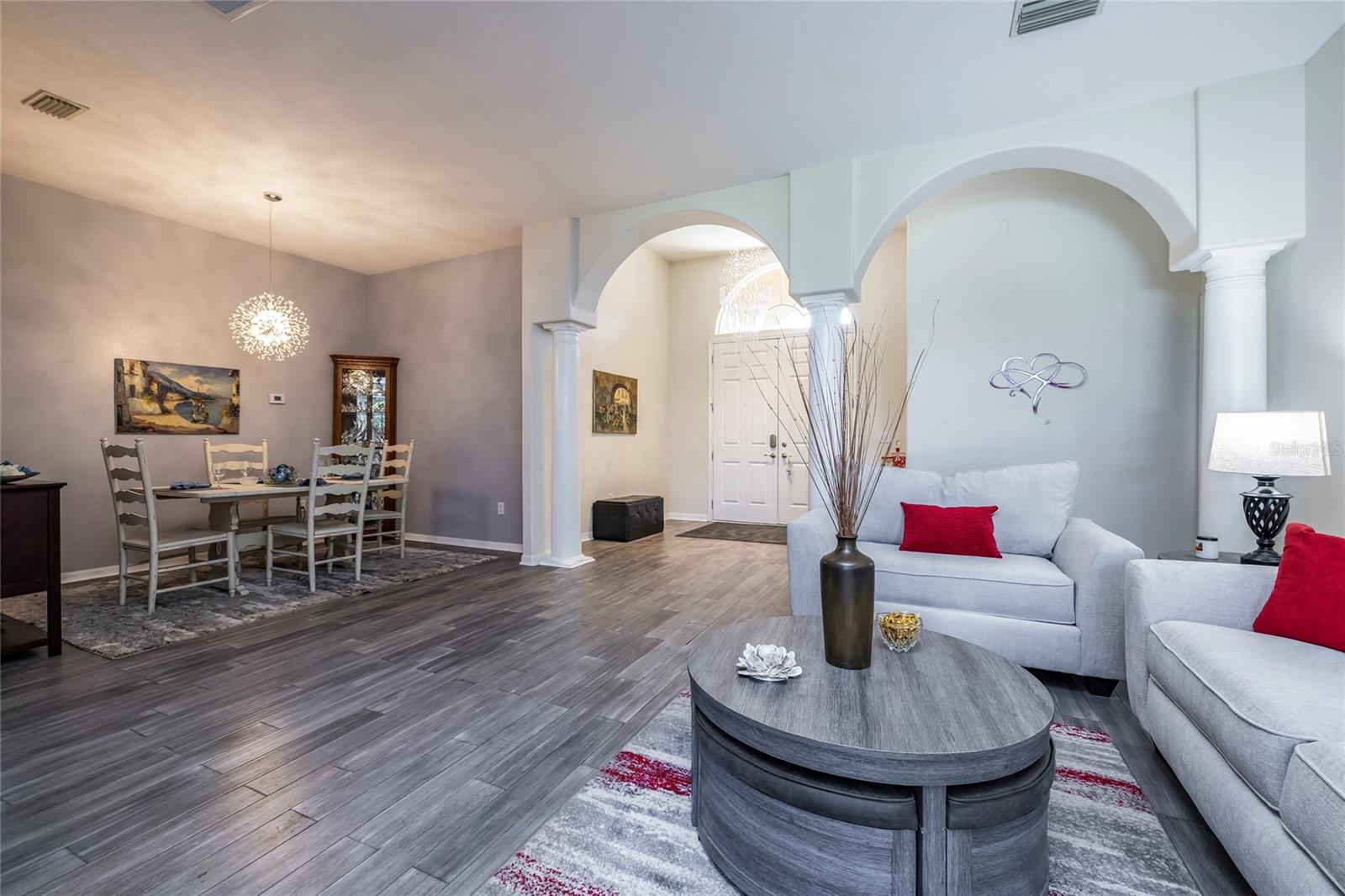 Formal Living room looking towards front entrance