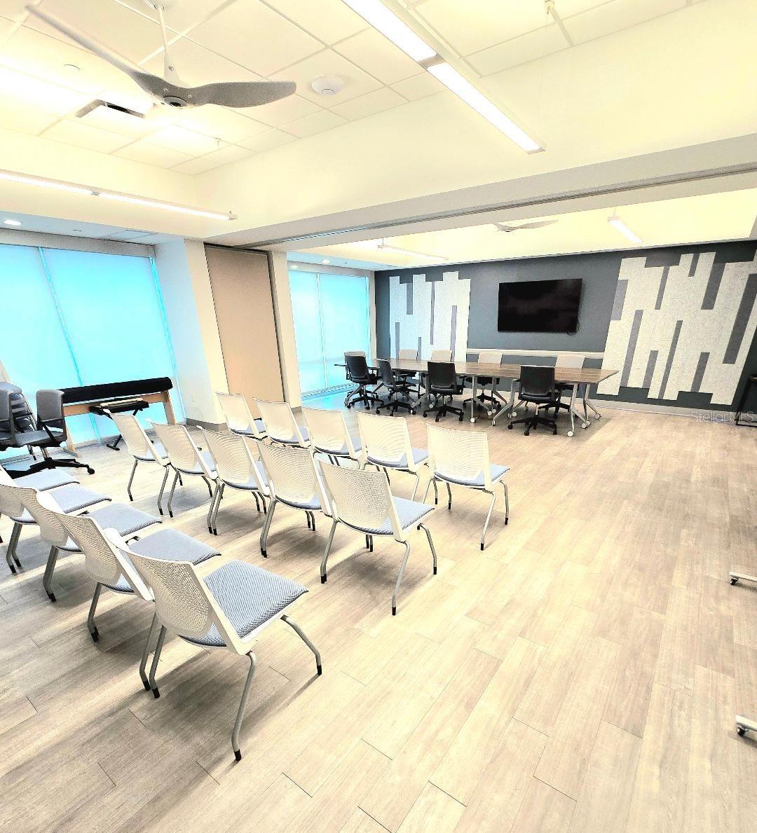 Clubhouse meeting room