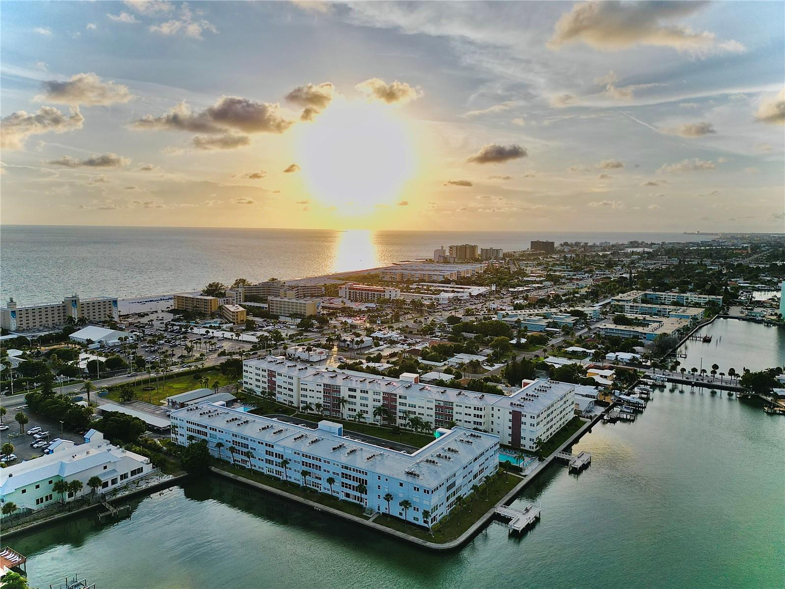 Sunset over the beach. You just can't beat it.