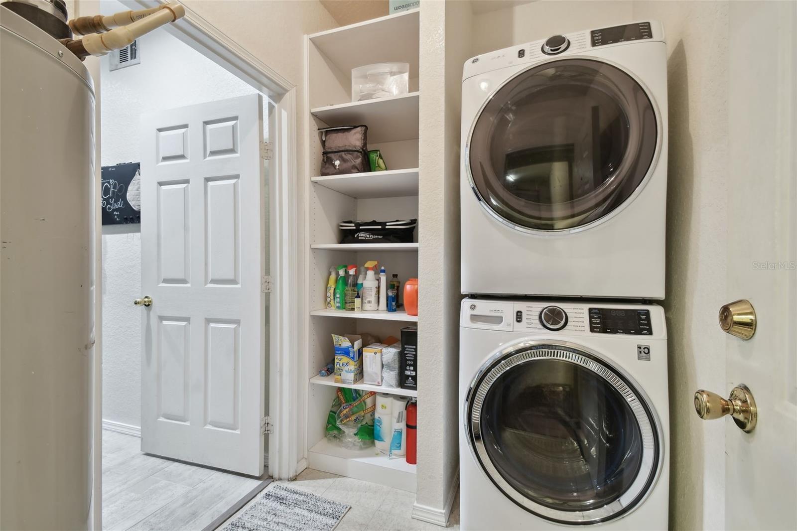 Wonderful laundry and storage room