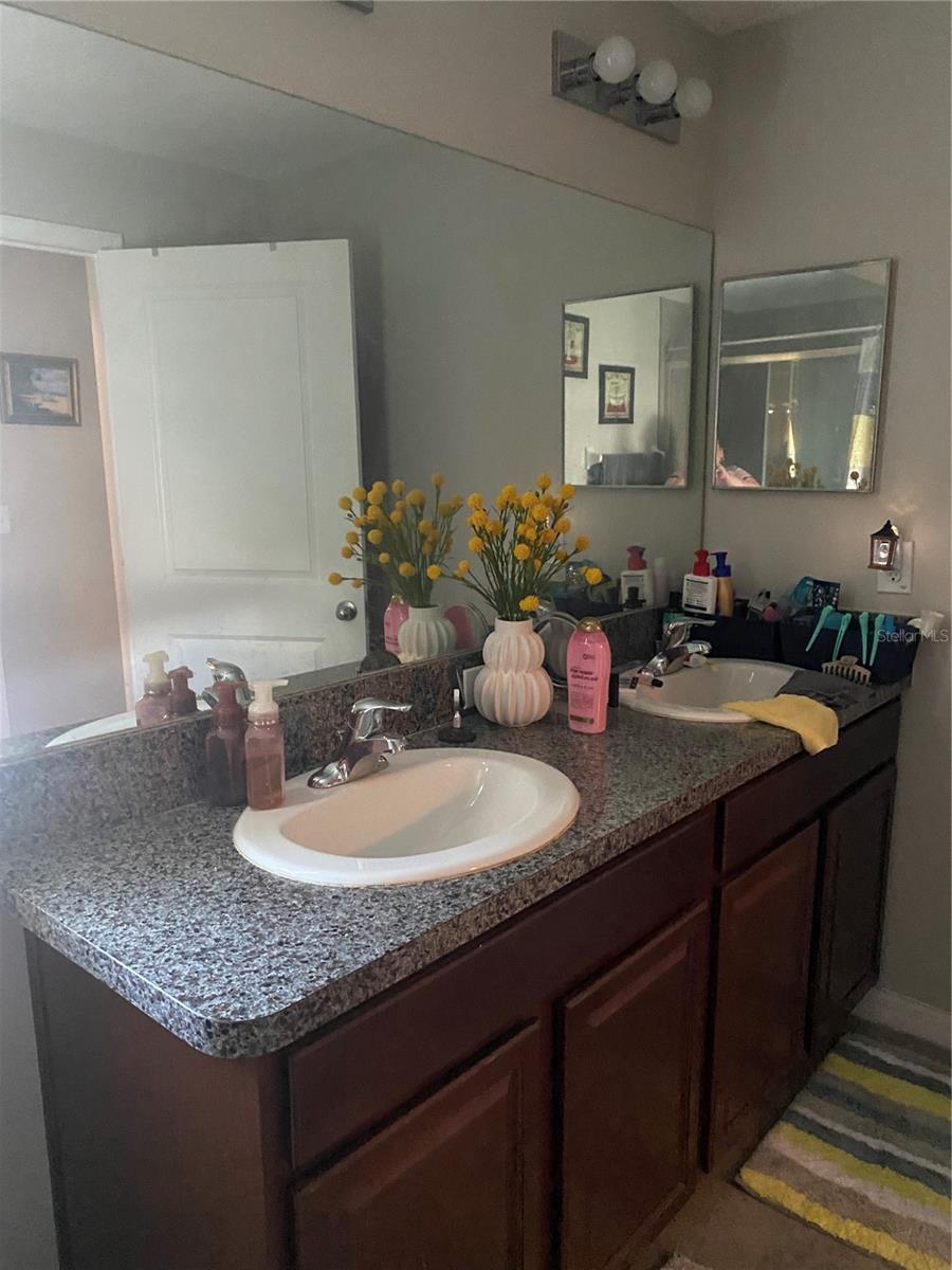 master bedroom double sink