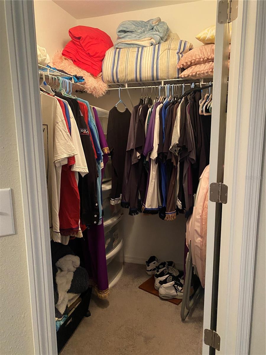 2nd bedroom walk-in closet