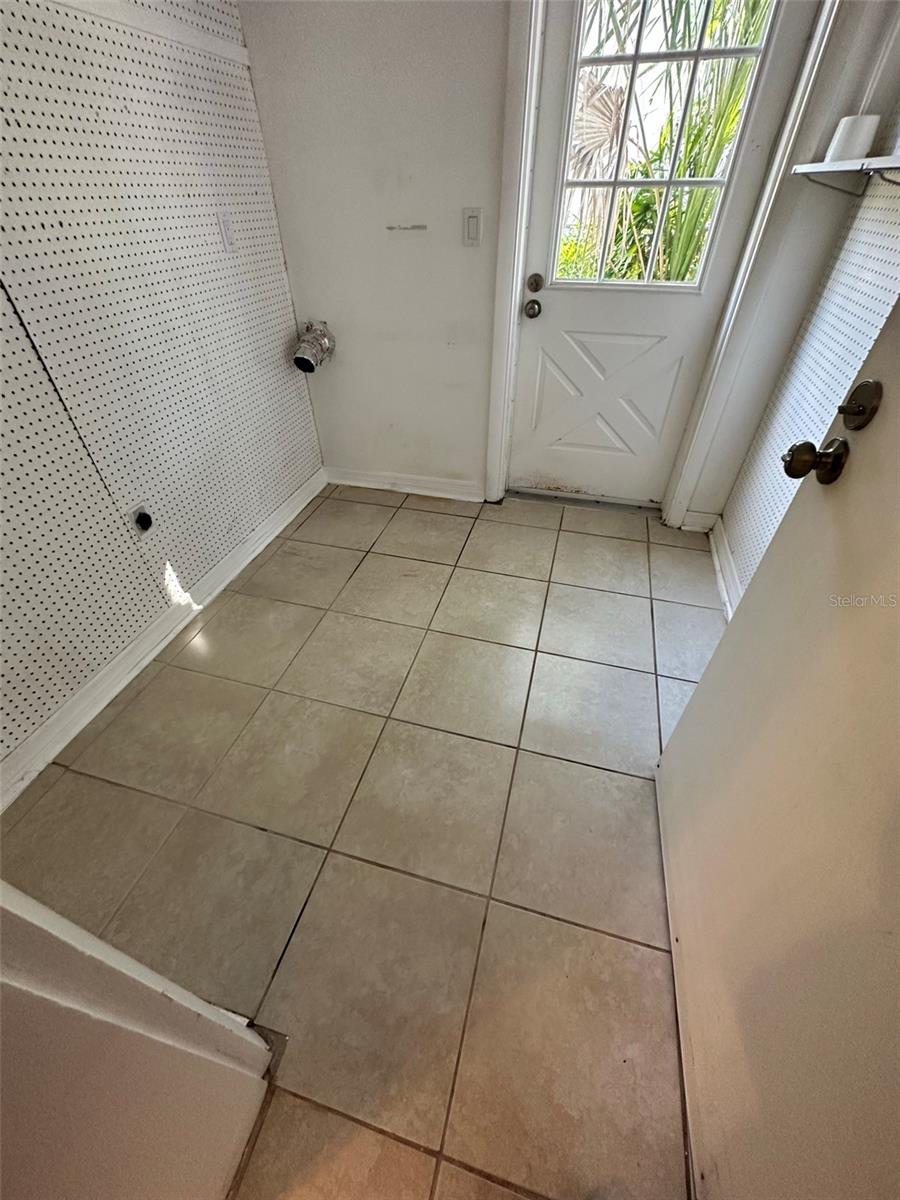 Laundry room is off the master bedroom