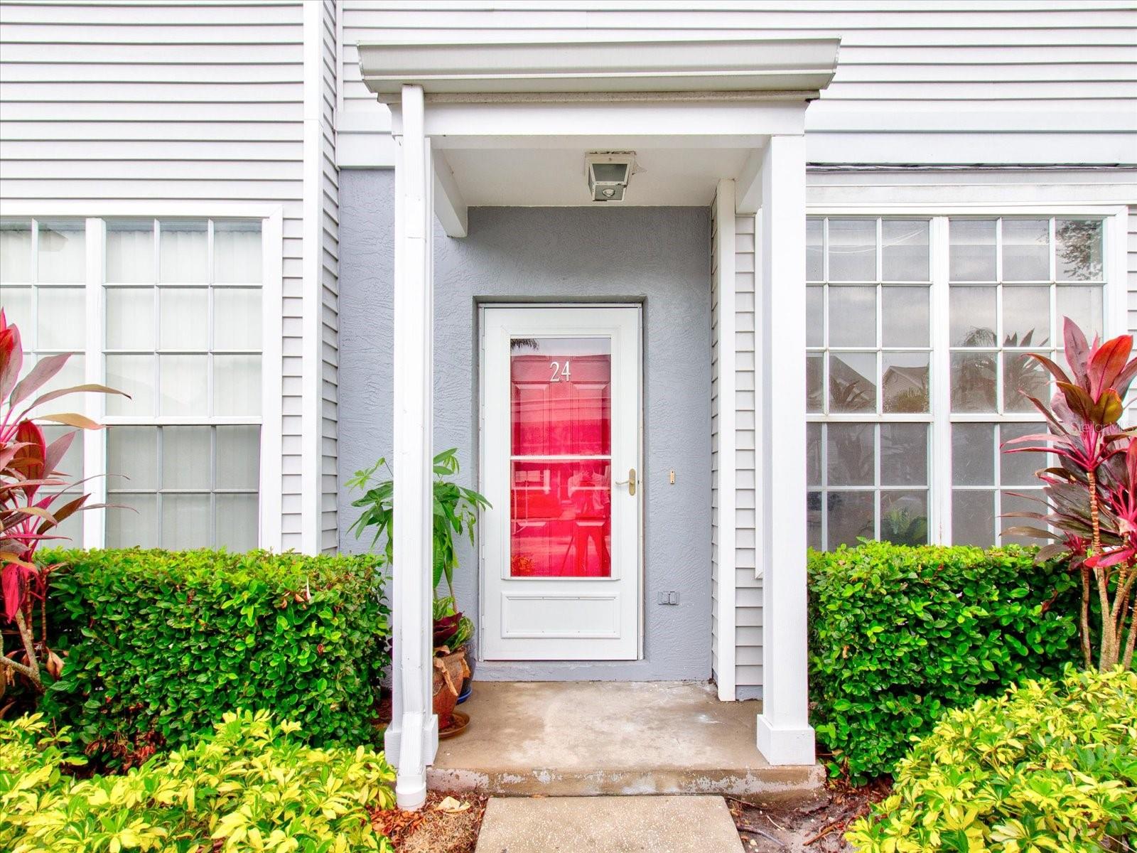 Closer Outdoor View Of The Front Door