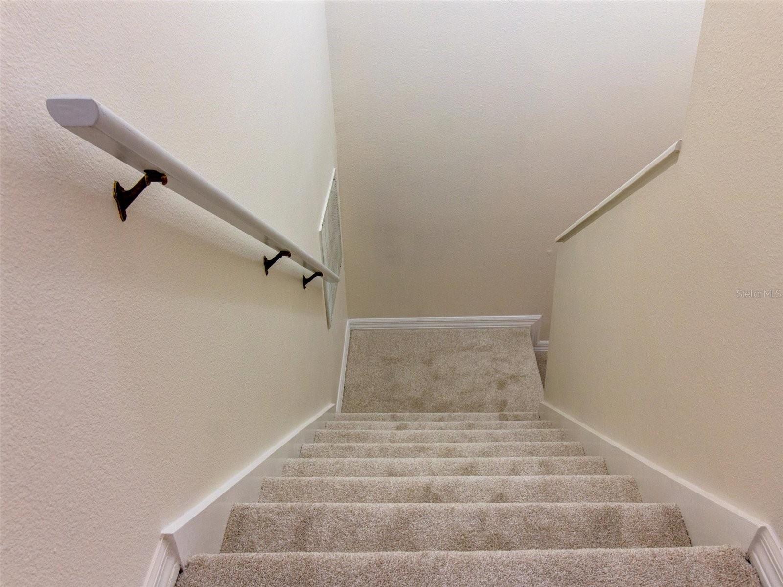 Second Floor: View Of The Entrance Of The Staircase Leading To The First Floor