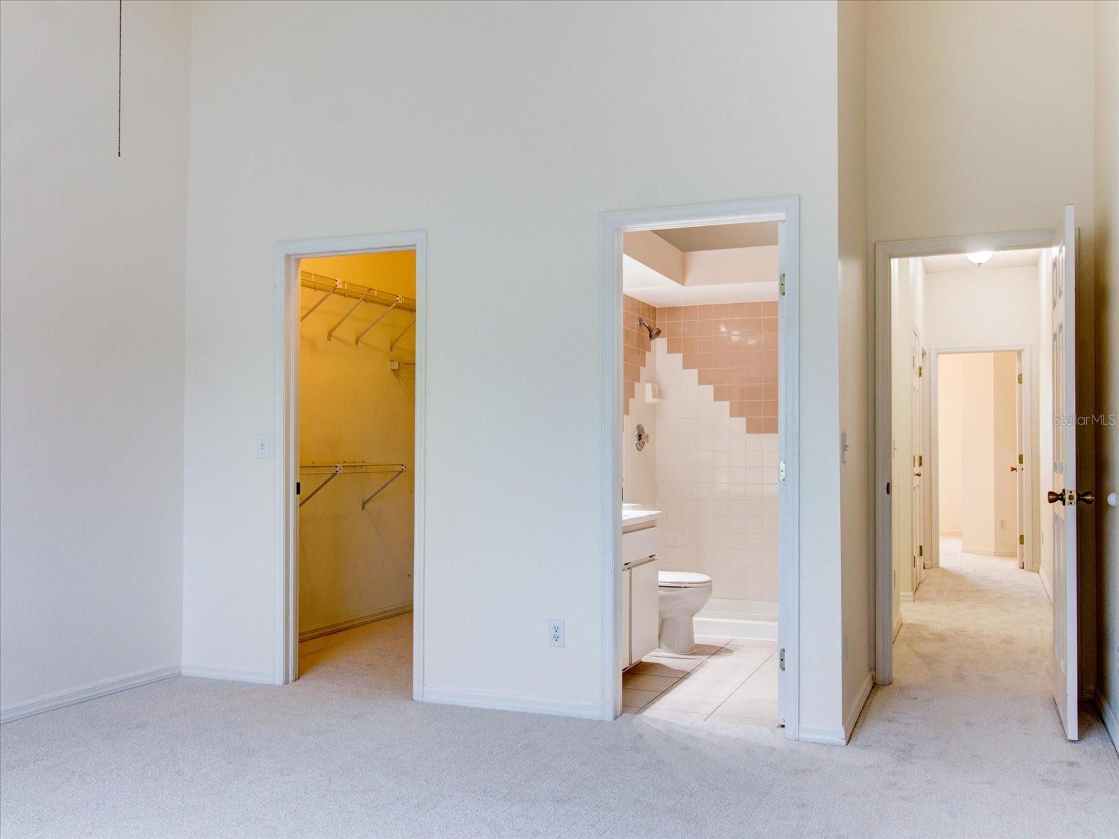 Second Floor: View Of The Entrance To Both The Walk-In Closet and En-Suite Bathroom