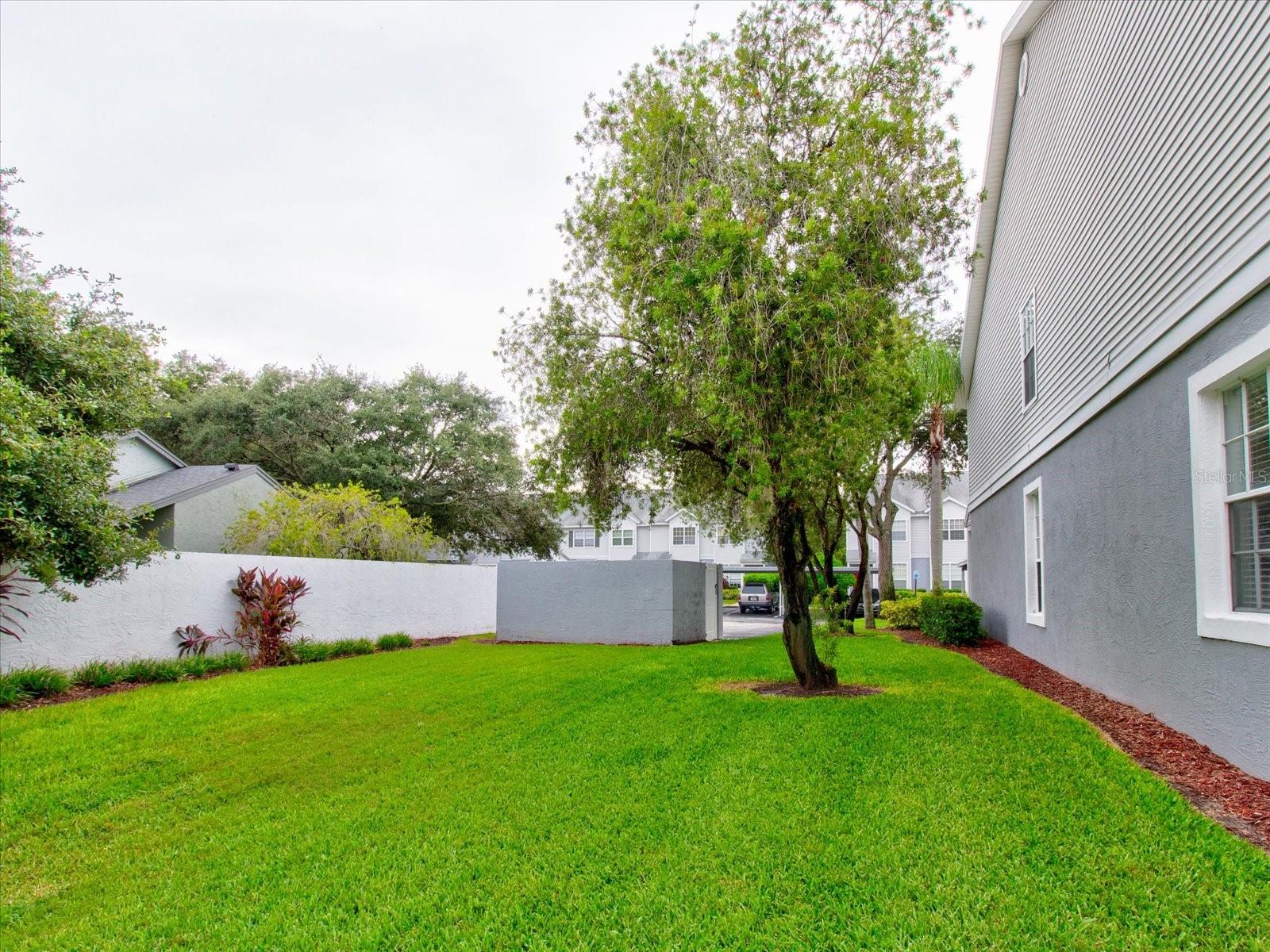 View Of The Landscaping In The Community