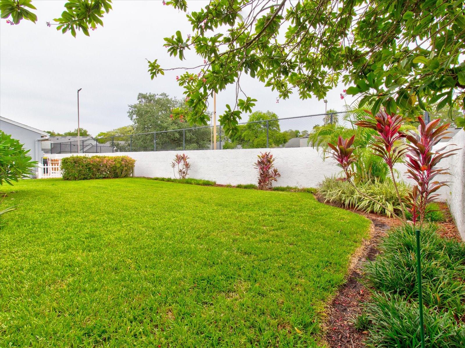 View Of The Landscaping In The Community