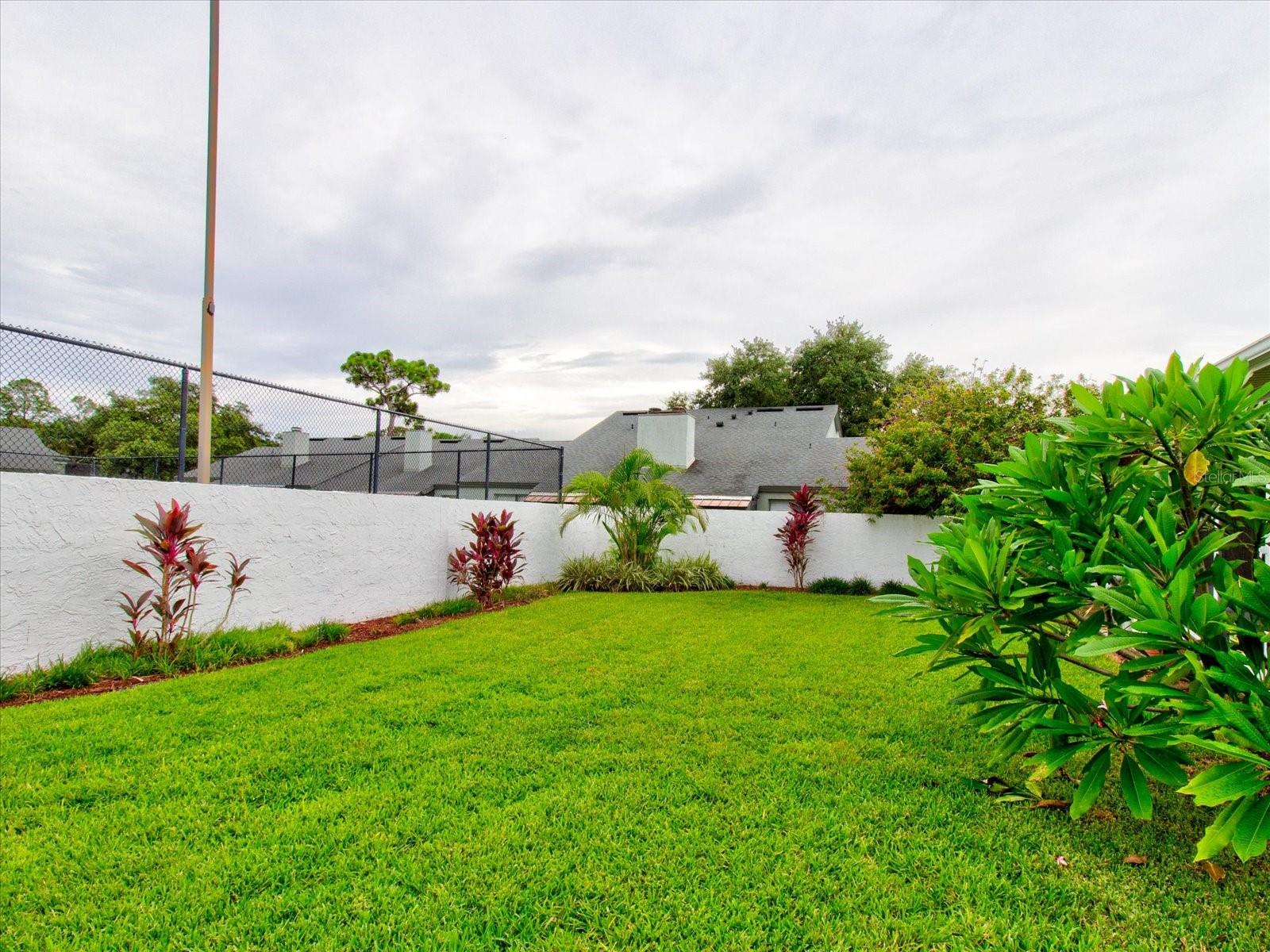 View Of The Landscaping In The Community