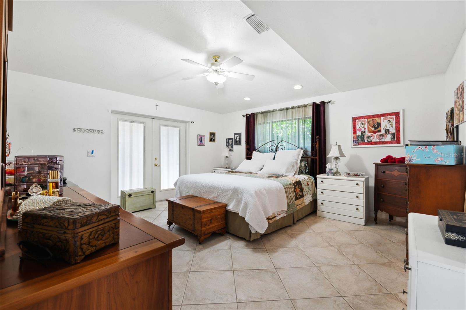 Relax in this expansive Primary bedroom