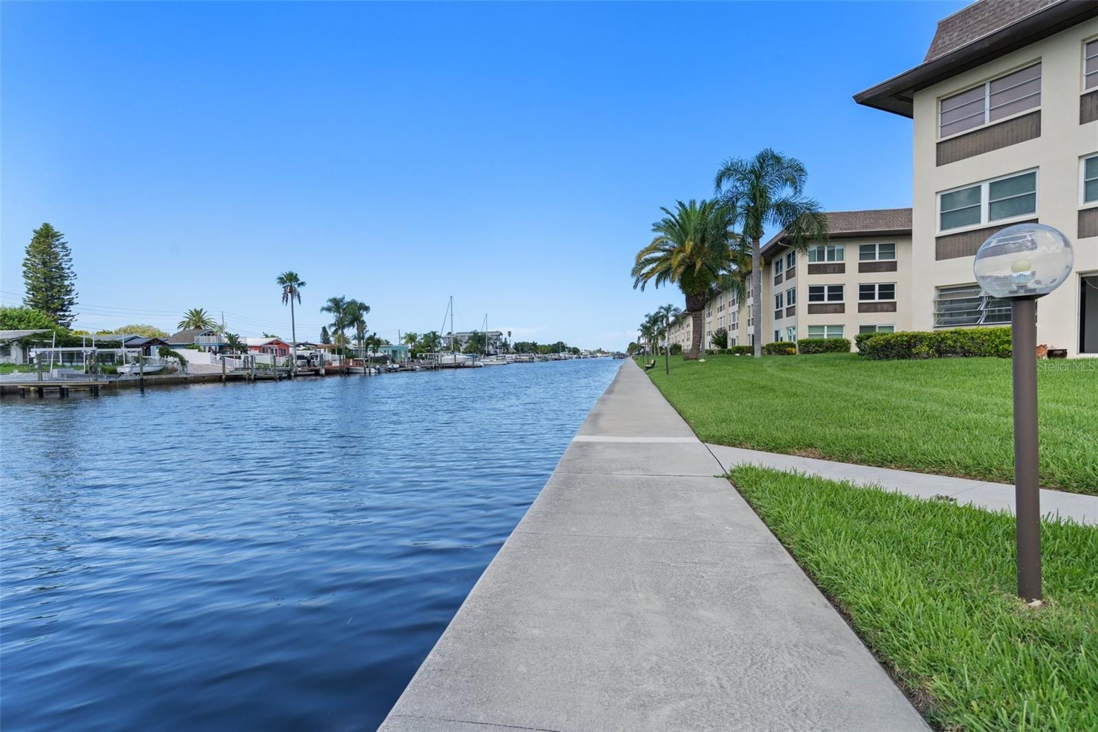 Waterfront boardwalk