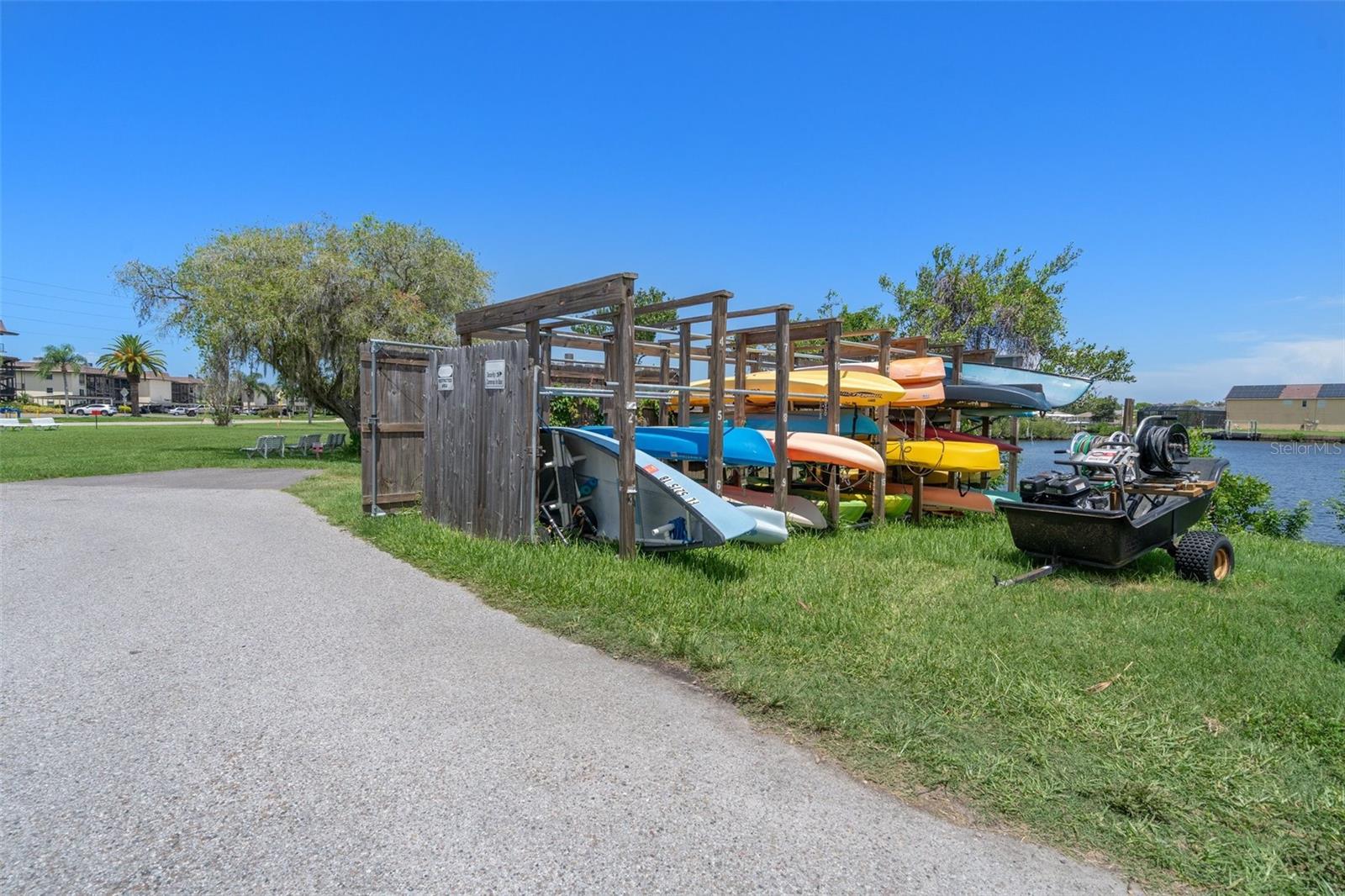 Kayak Storage - optional- inquire with clubhouse