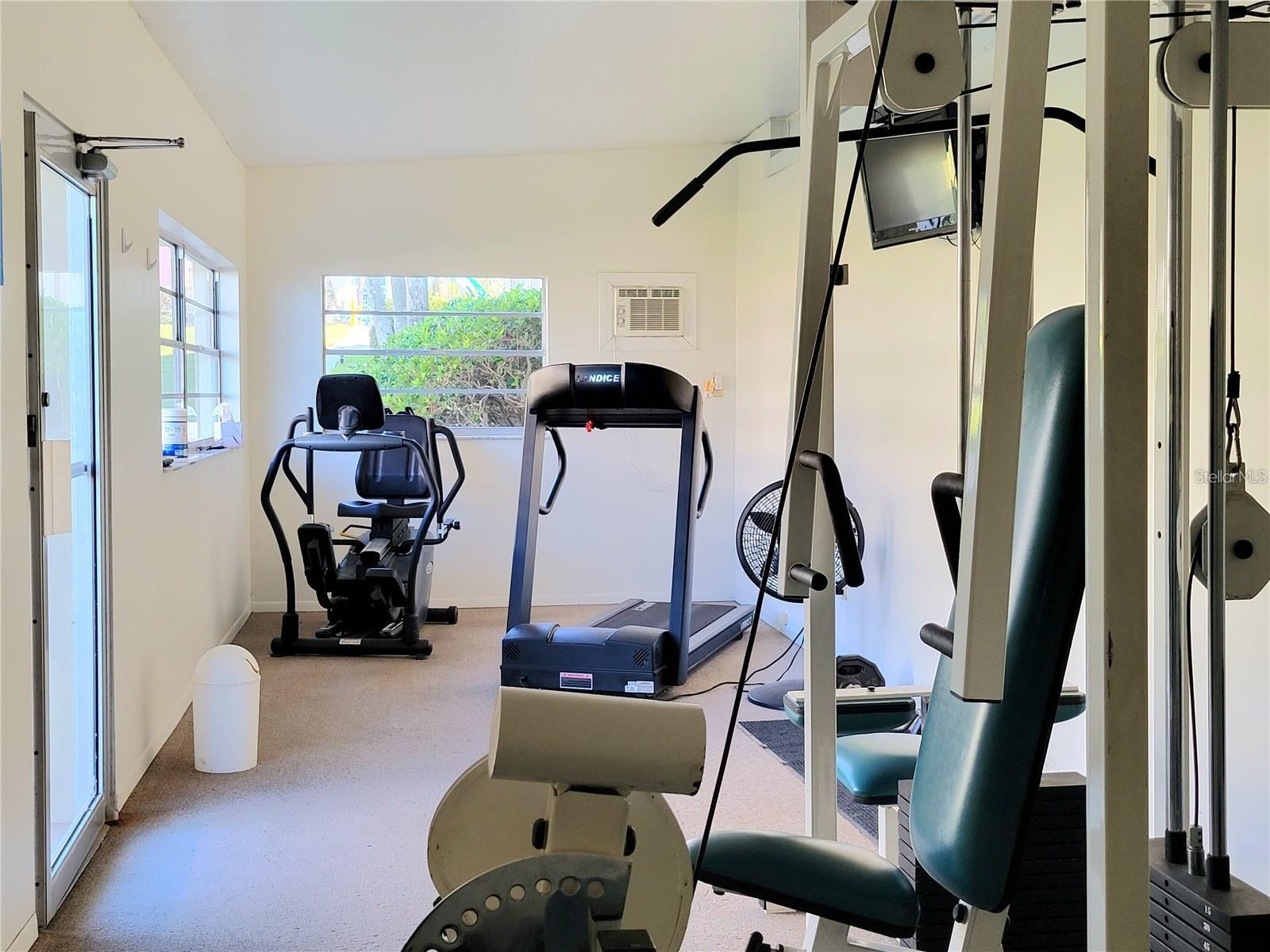 Community fitness room