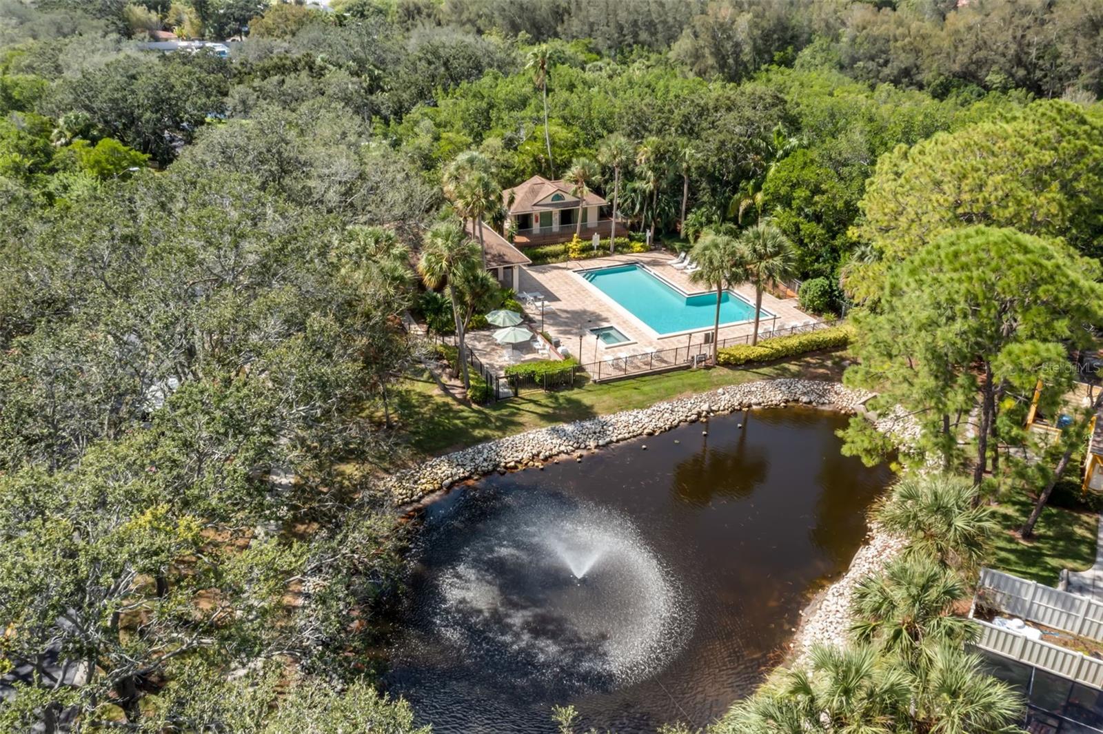 Time to relax to the tranquil sounds of the fountain and nature.