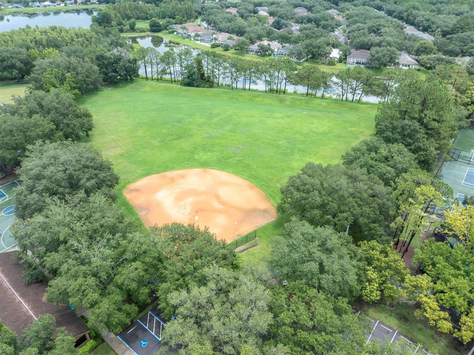 Baseball Field in Community