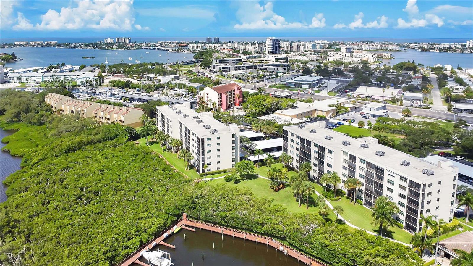 Number one in the country, St Pete Beach and the Gulf are down the street on the horizon