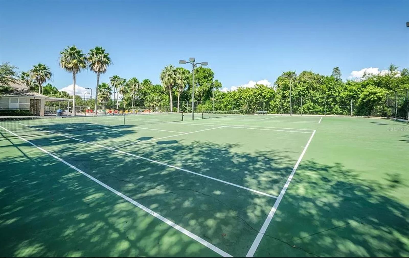 tennis courts