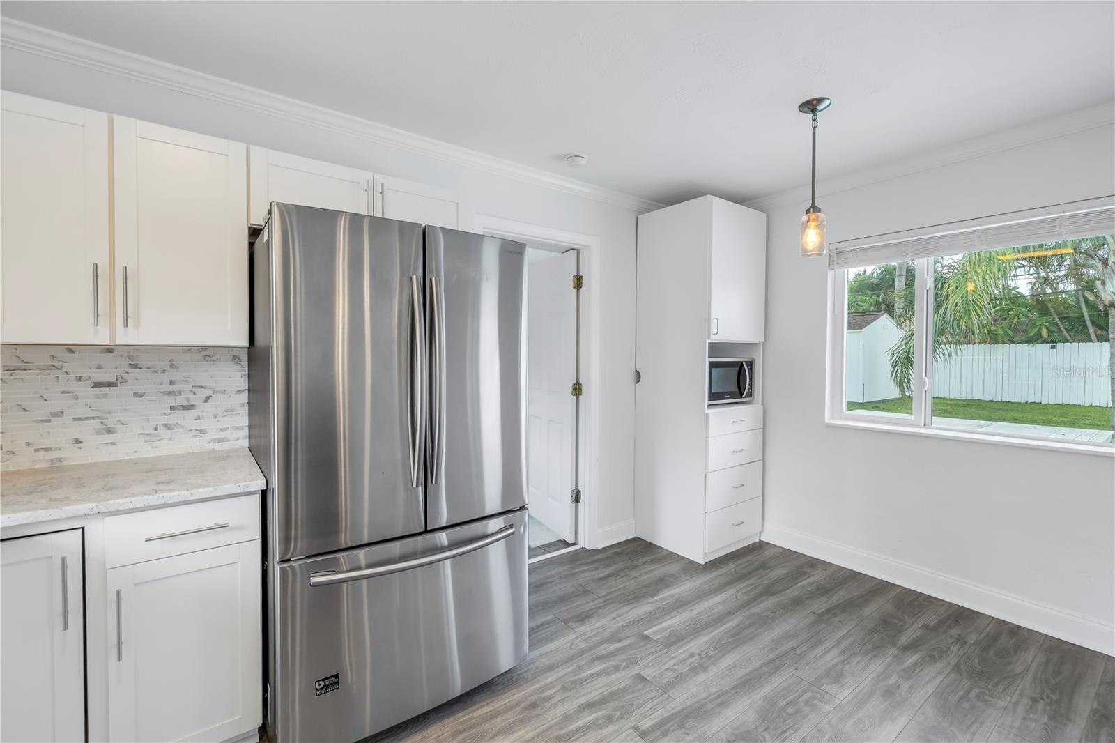 Updated Kitchen/ Pantry storage.