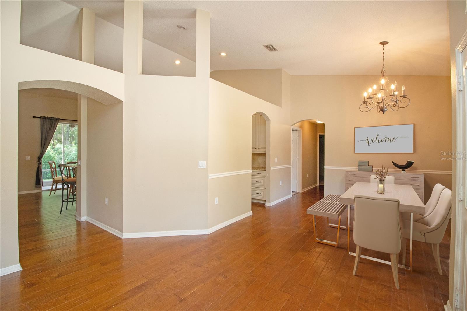 Virtually Staged - Formal Dining Room/Foyer