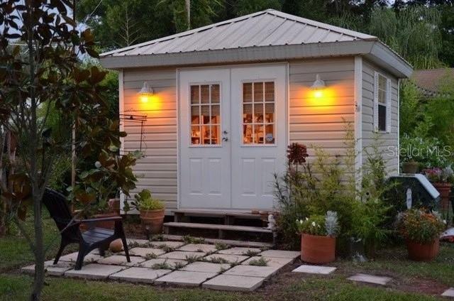 Air conditioned shed provided by Seller)