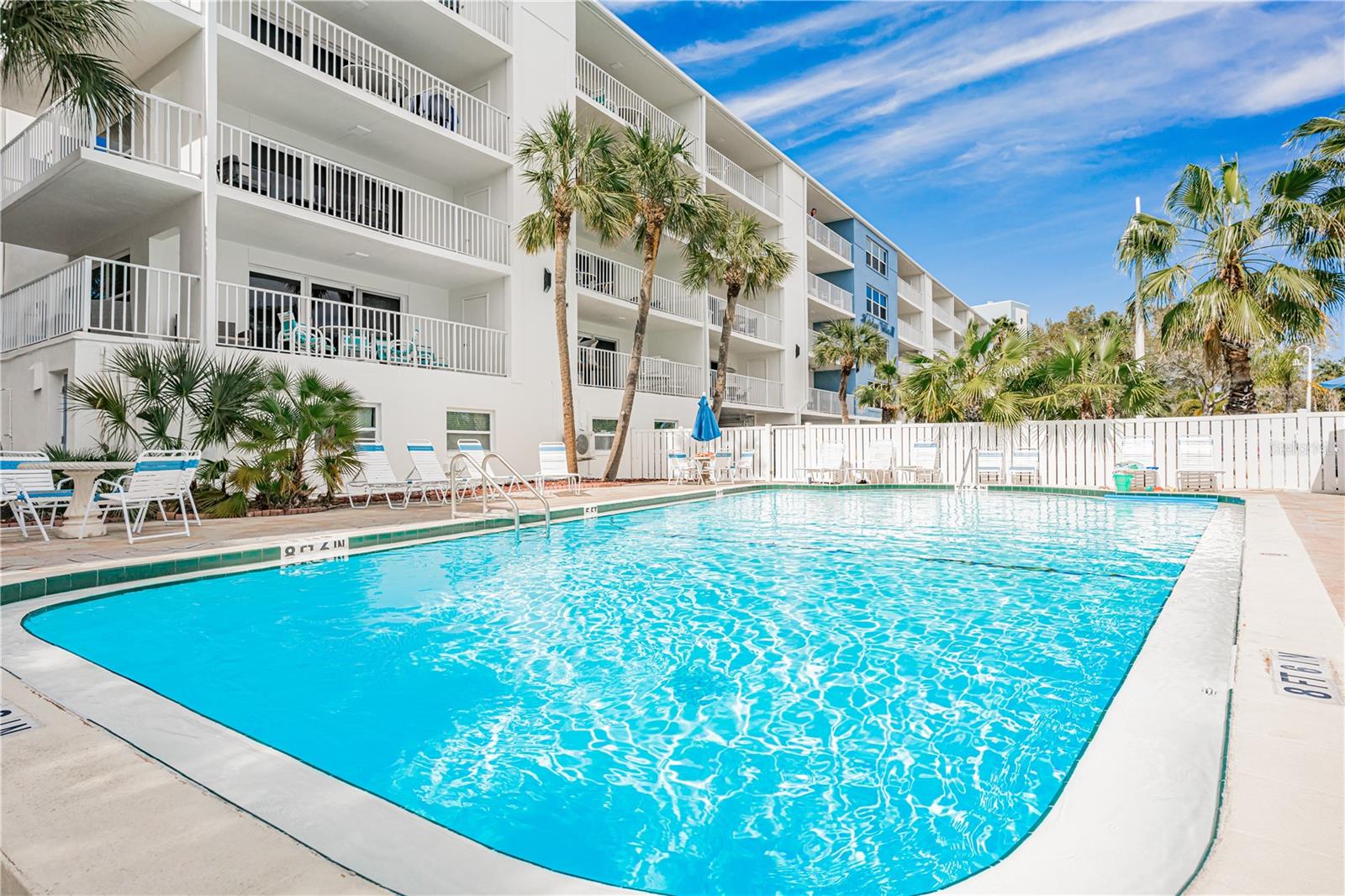 Pool and seating area