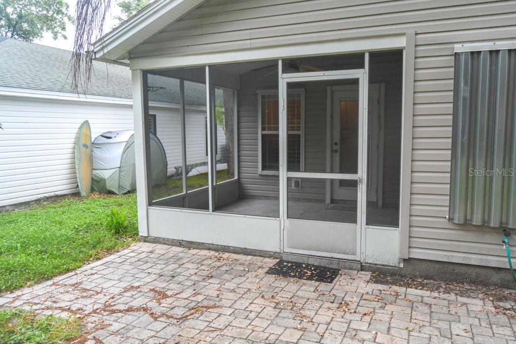 Back screened porch