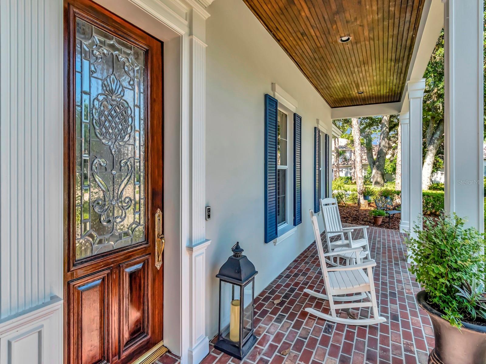 Brick Porches on Both Levels