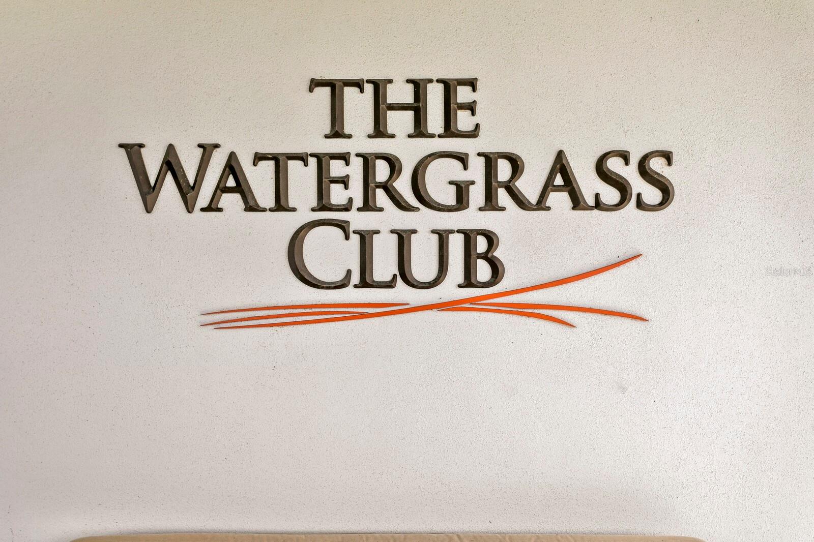 The Watergrass Club is the hub of the community...