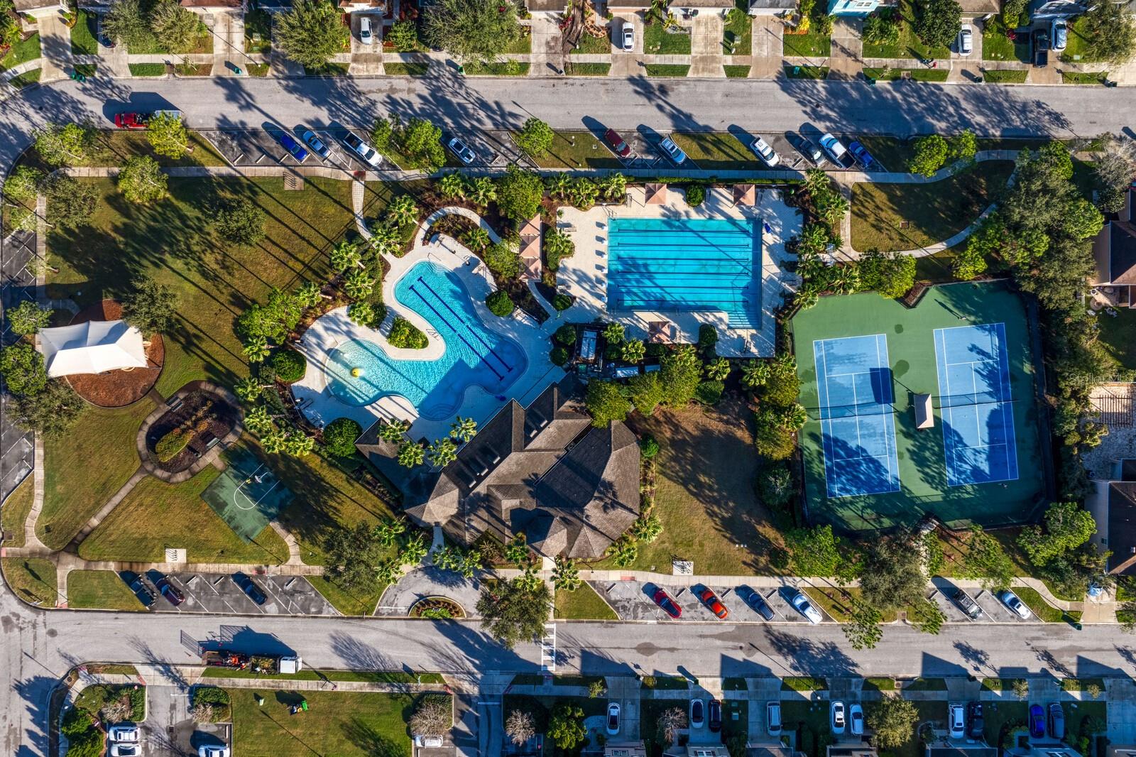 2 pools at the Clubhouse + 2 tennis courts