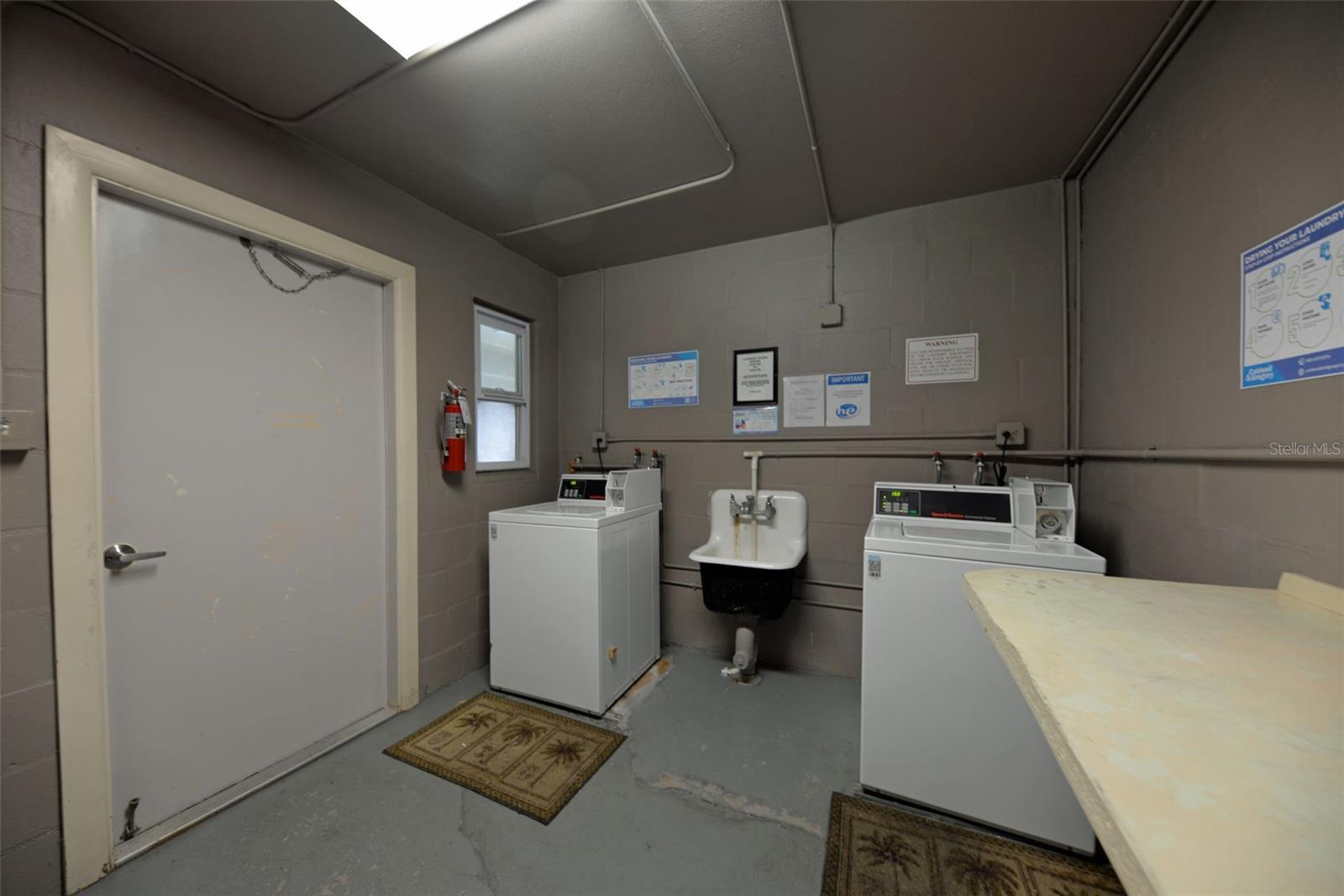 Ground floor laundry room