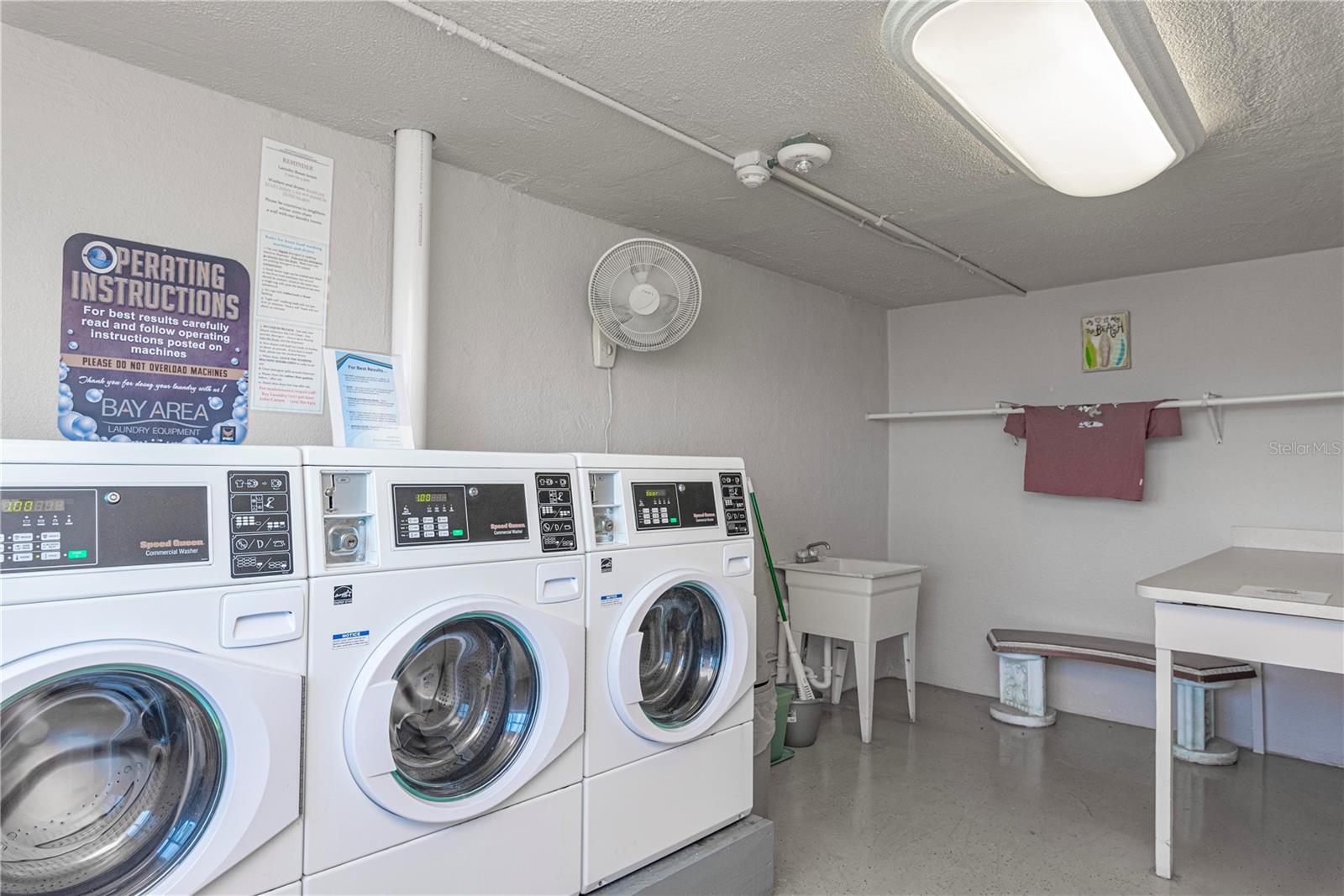 Laundry room on the 6th floor.