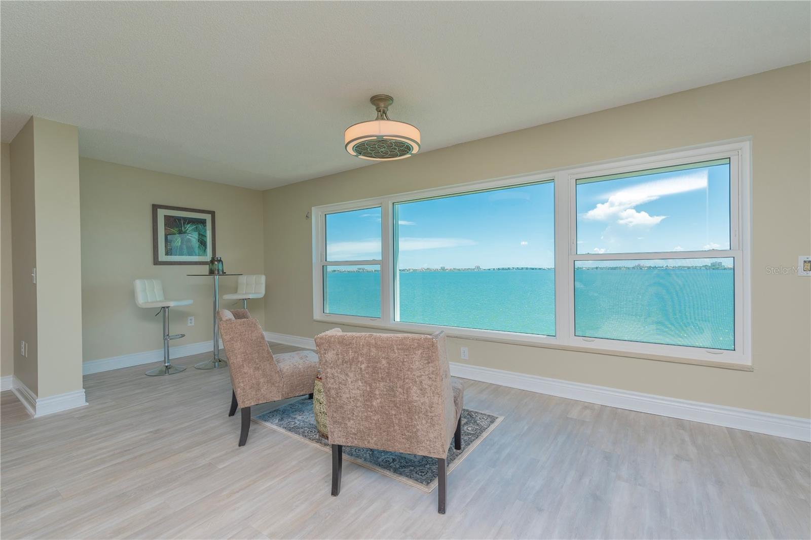 Wide open view of Boca Ciega Bay!