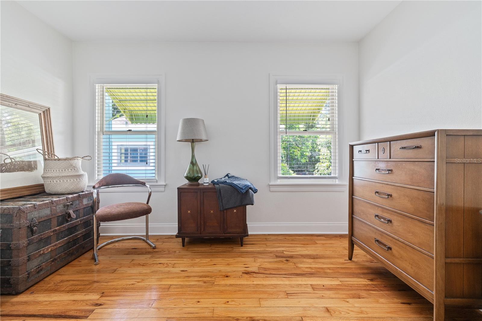 Gleaming hardwood floors throughout