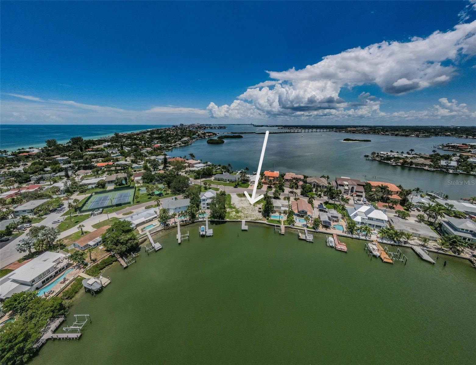 Aerial View of Lot 37 - 305 Harbor Drive in IRB