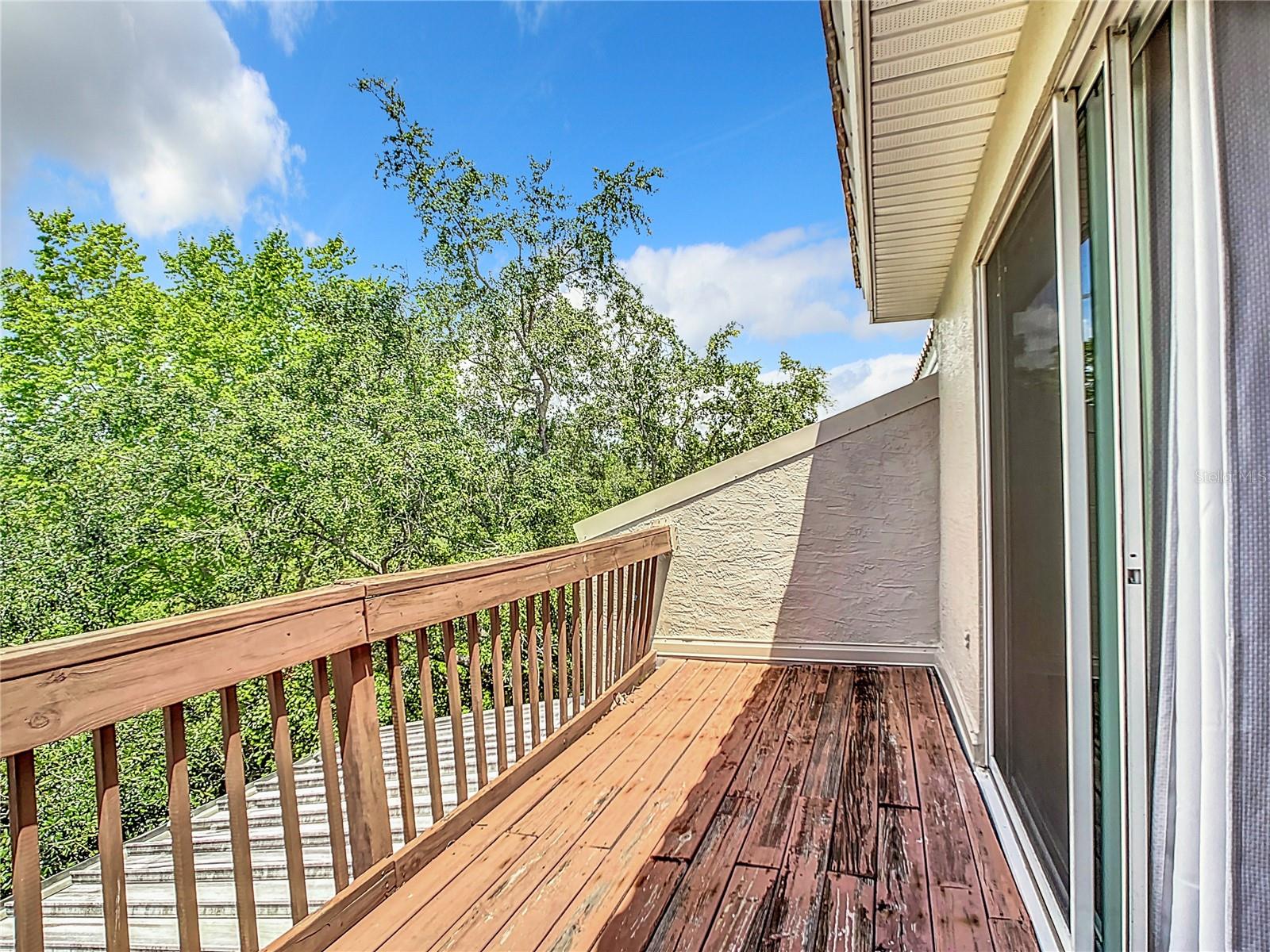 3rd floor patio of 2nd bedroom