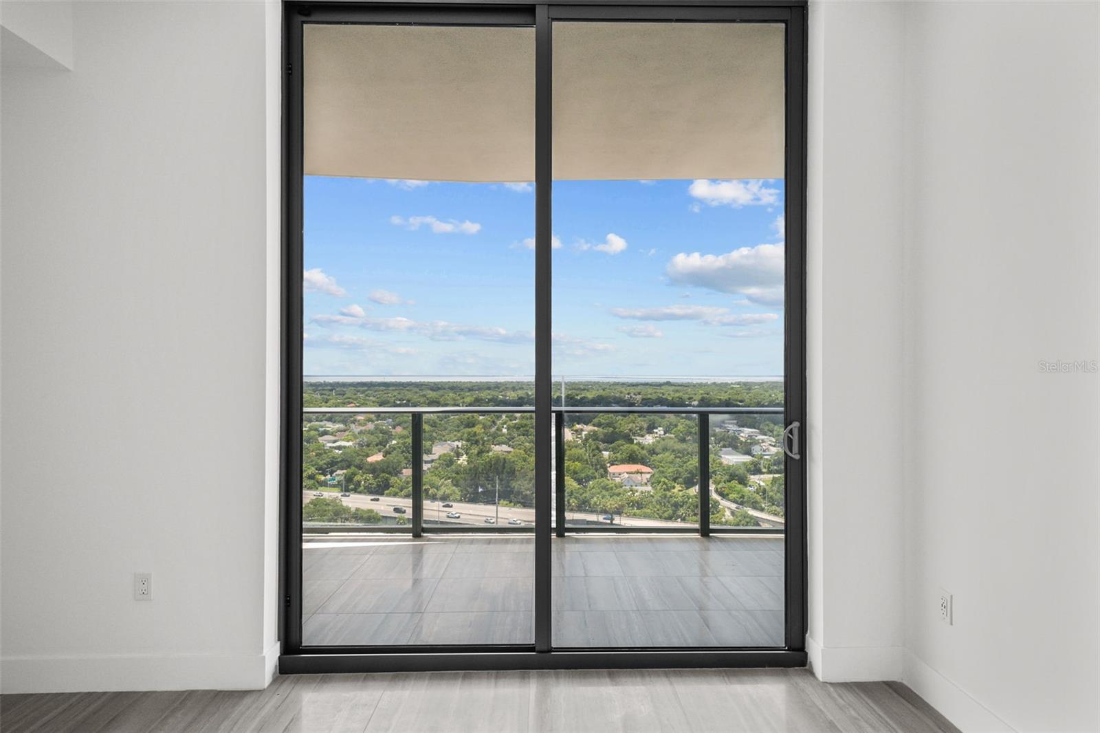 Bedroom 3 Sliding Glass Doors to West Terrace