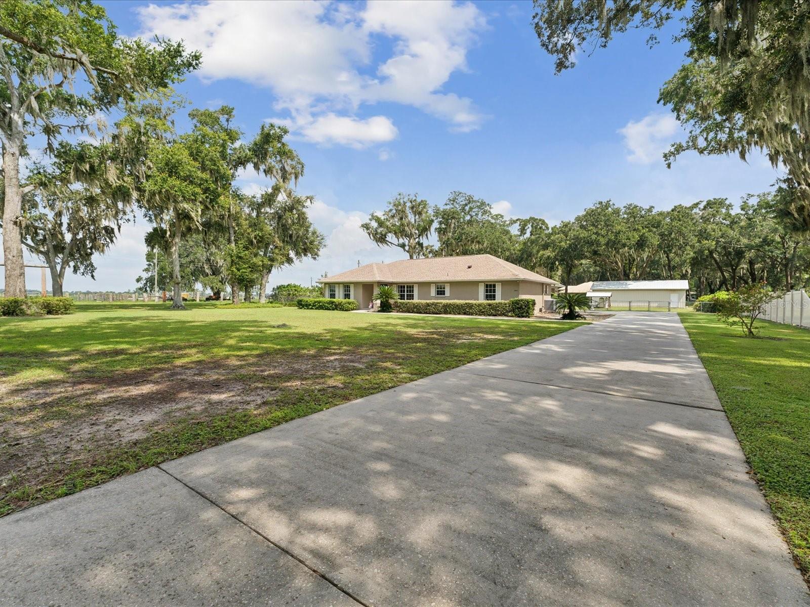 long driveway